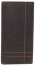 RFID Vintage Genuine Leather Long Bifold Checkbook Cover Holder for Men & Women 9-Series 156HTC